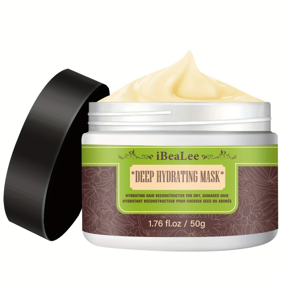 Multicoloured 50G Deep Hydrating Mask Hair Mask For Dry Damaged Hair With Collagen Biotin Argan Strengthening Hair Masque For Repairing Split Ends