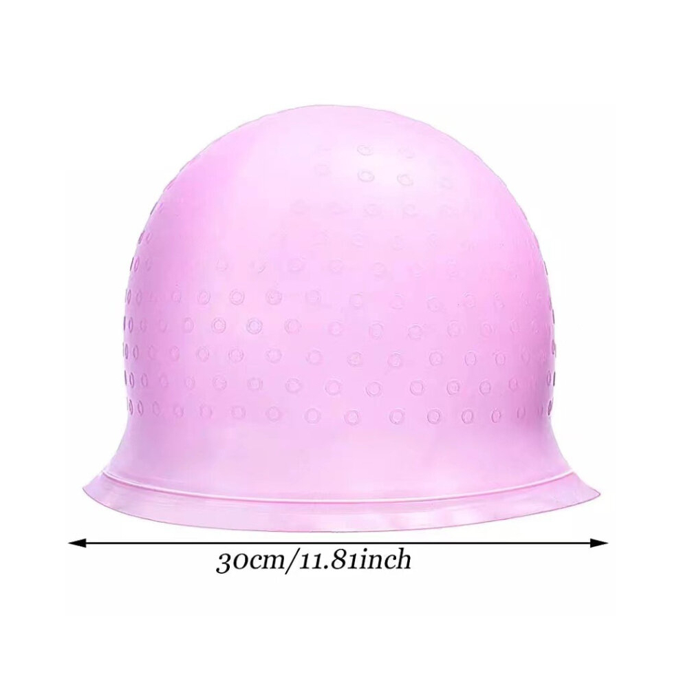 Silicone Highlight Cap Reusable Highlight Hair Cap Hair Coloring Dye Cap Kit For Dyeing Hair