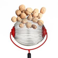 Golf Nut Picker Fruit Collector Garden Rolling Nut Harvester Fruit Picker Telescopic Pole For Picking Walnut Chestnut