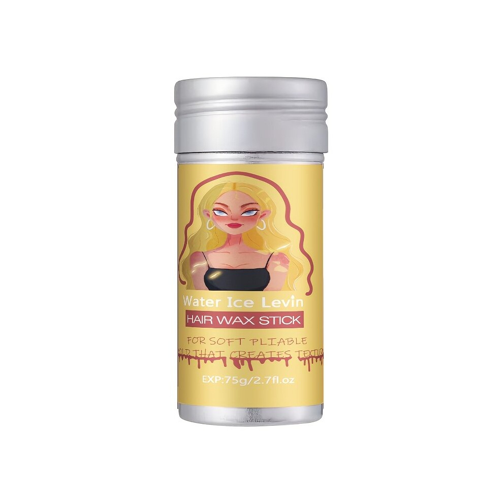 Multicoloured 1Pcs Non Greasy Styling Wax With Comb Set Strong Hold Long Lasting Hair Styling Wax For Fly Away & Edge Frizz Hair