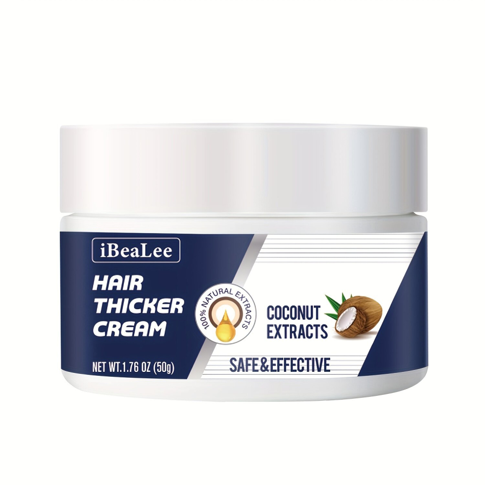 Multicoloured 50G Hair Thicker Cream Natural Vitamin Rich Hair Care Product For Stronger Thicker Longer Hair