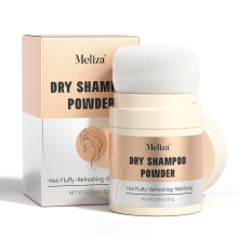 1pcs Refreshing Travel Size Dry Shampoo Powder for Fuller Looking Hair Mattifying and Revitalizing Root Shampoo