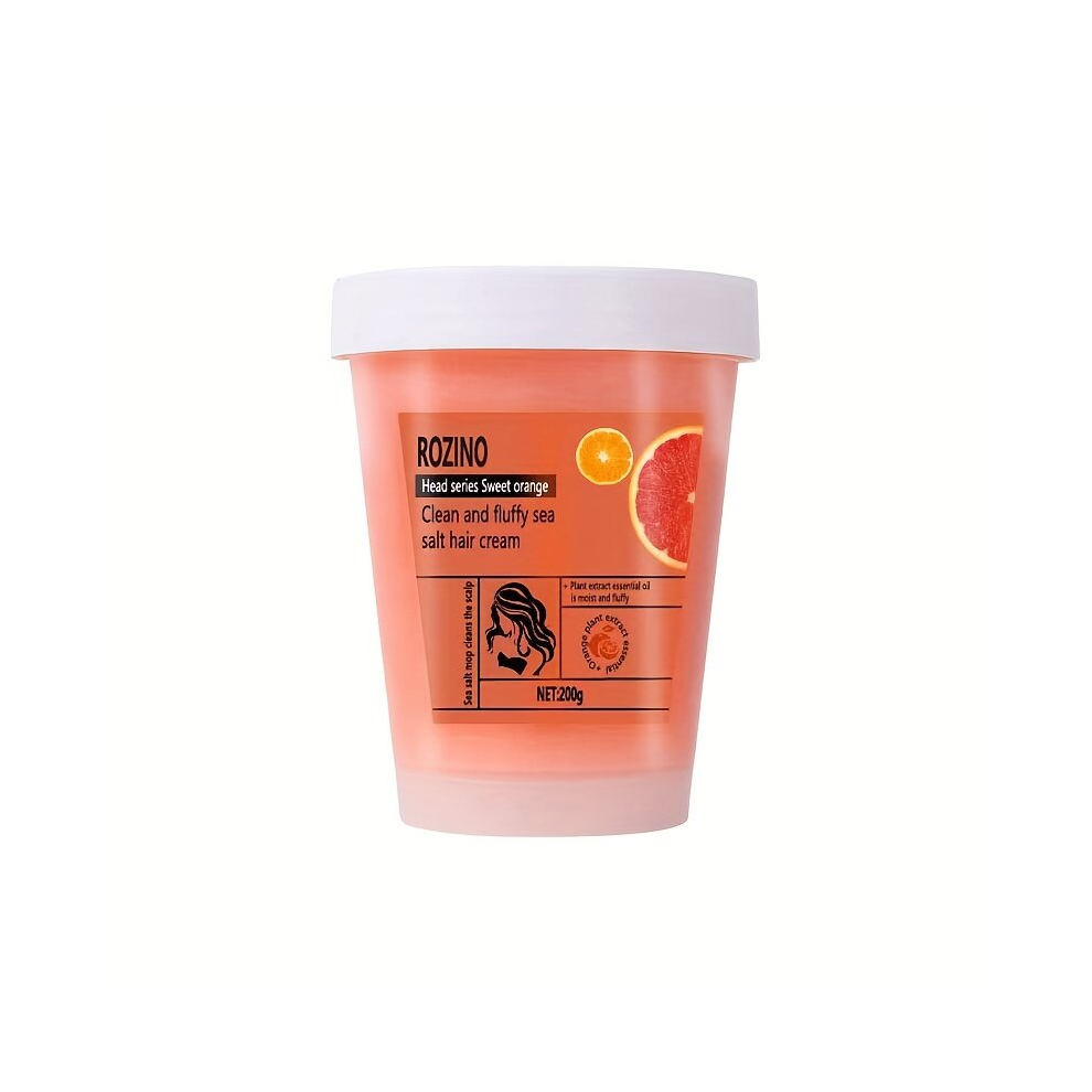 Multicoloured Vitamin C Scalp Cleansing Scrub Scalp Care Scrub Contains Natural Citrus Extract Control Cleansing Scalp Scrub Anti Itch Refreshing Sea Salt Shampoo