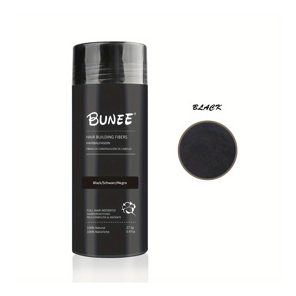 Black Thickening Hair Fibers Instantly Add Volume And Thickness To Your Hair With Fill In Powder