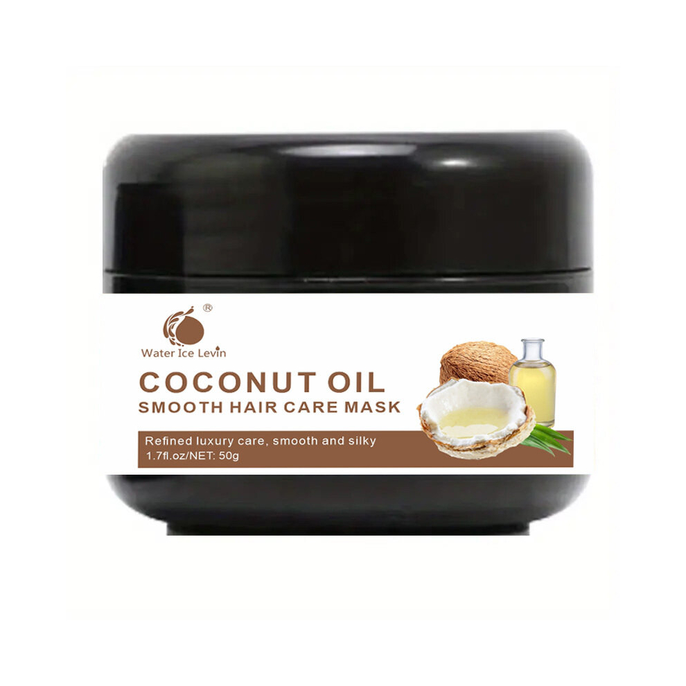 Coconut Hair Mask Cream Repairs Damaged Hair During Perm Dyeing Hair Moisturizes Hair Smoothens Hair Hair Care Conditioner For Outdoor Carrying
