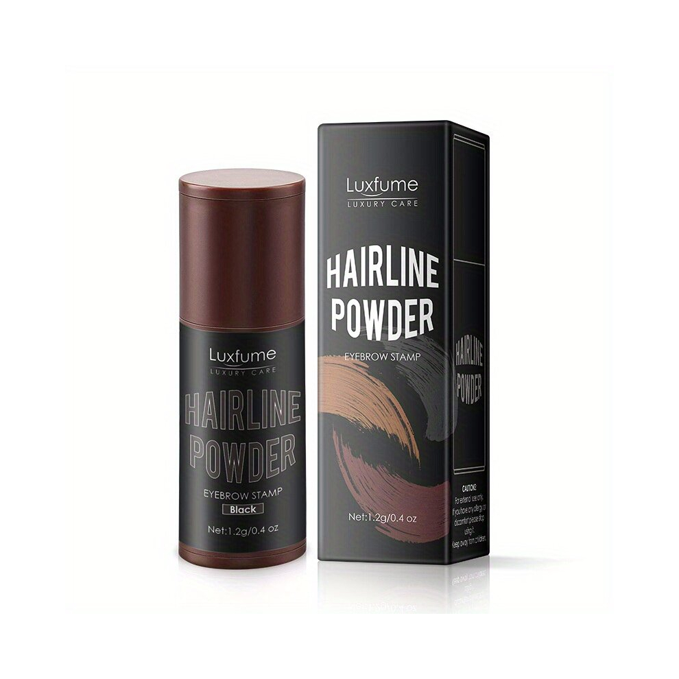 Black Hairline Powder Stick Shadow Powder Filling Hairline Powder Long Lasting Waterproof Hairline Powder Eyebrow Makeup Tool