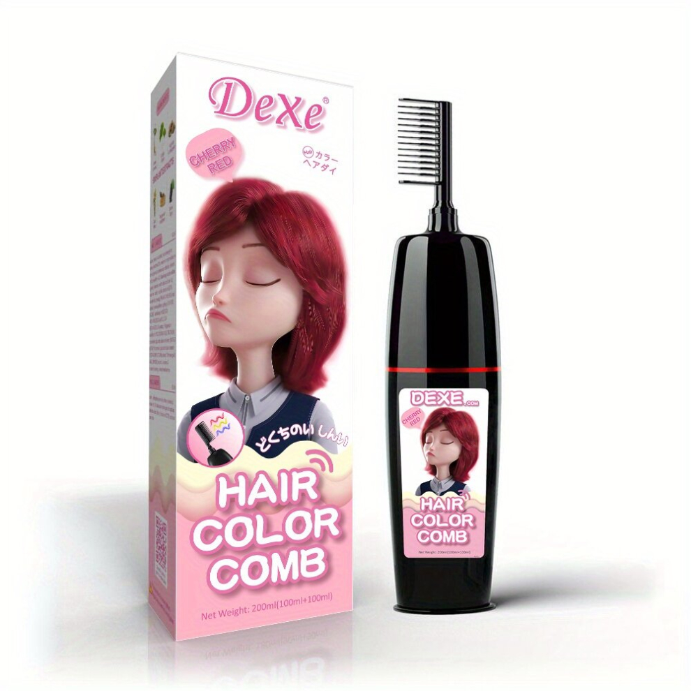 Multicoloured Hair Cream With Comb Bubble Hair Dye Cream Permanent Hair Dye Cream Easy To Use