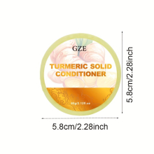 Ginger Shampoo Bar Soap Turmeric Solid Hair Conditioner Lock In Moisture & Shine Repairs Dry And Frizzy Hair