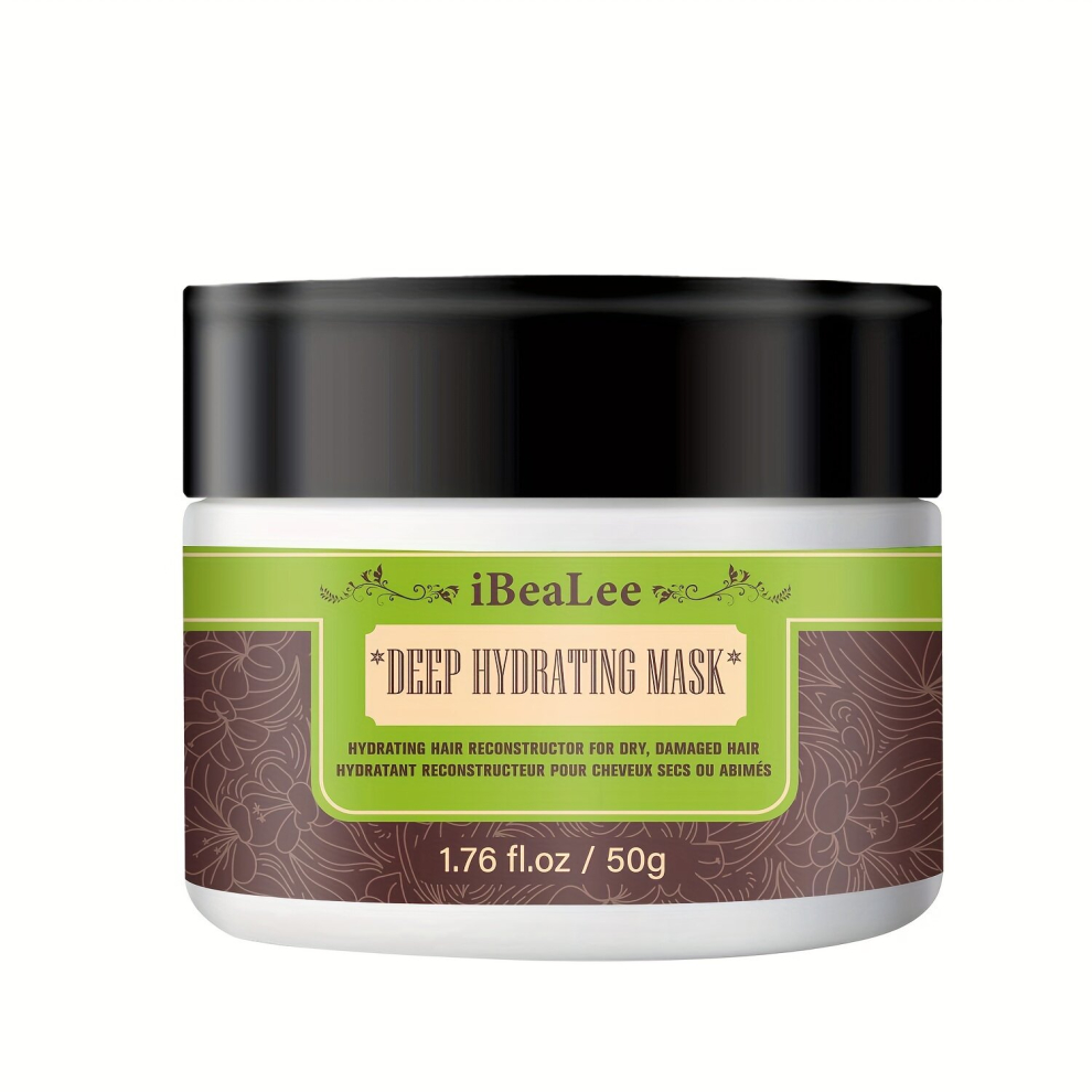 Multicoloured 50G Deep Hydrating Mask Deep Hair Care Conditioner Moisturizing Smoothing Repairs Dry Damaged Split Ends