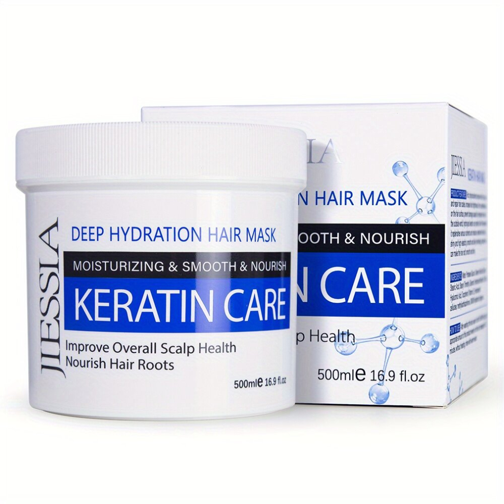 Deep Hydration Hair Mask Keratin Revitalizing Cream For Repairing Damage Dry Hair Silk Protein Hair Care Cream