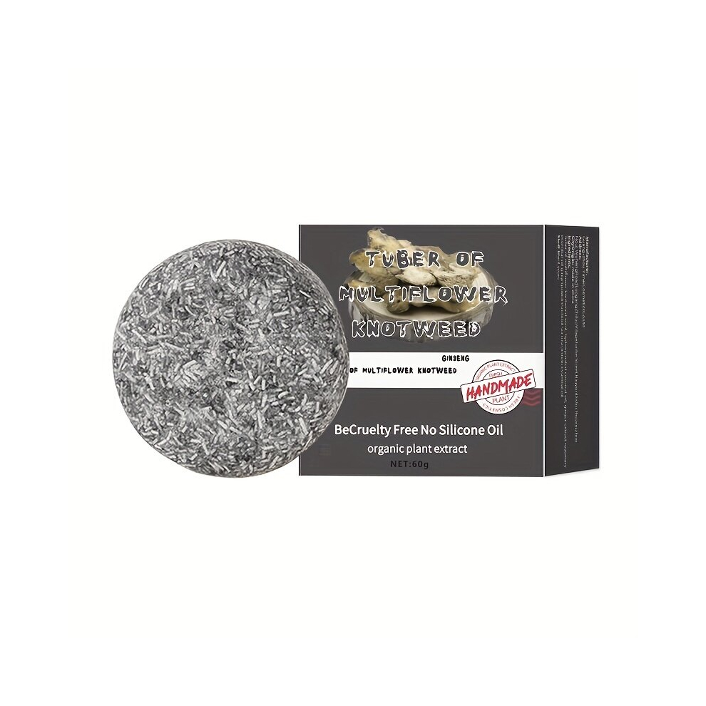 Multicoloured Polygonum Multiflorum Shampoo Soap Control Solid Shampoo Bar Moisturizing Hair Refreshing Hair