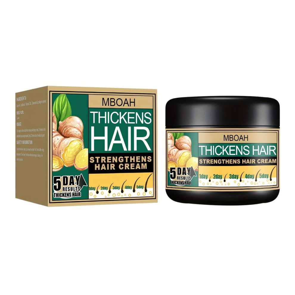 300g 100g Ginger Thickens Hair Cream Hair Smoothing Cream Scalp Massage Conditioner Healthy Hair Penetrates Root To Tip