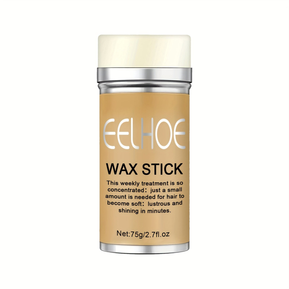 Multicoloured 75G Hair Wax Stick Long Lasting Hair Styling Anti Frizz Natural Gloss Solid Styling Hair Wax