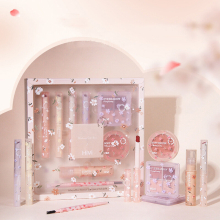 8pcs Full Makeup Gift Set Eyeshadow Eyebrow Blusher Concealer Lipstick All in One Makeup Kit And Gift