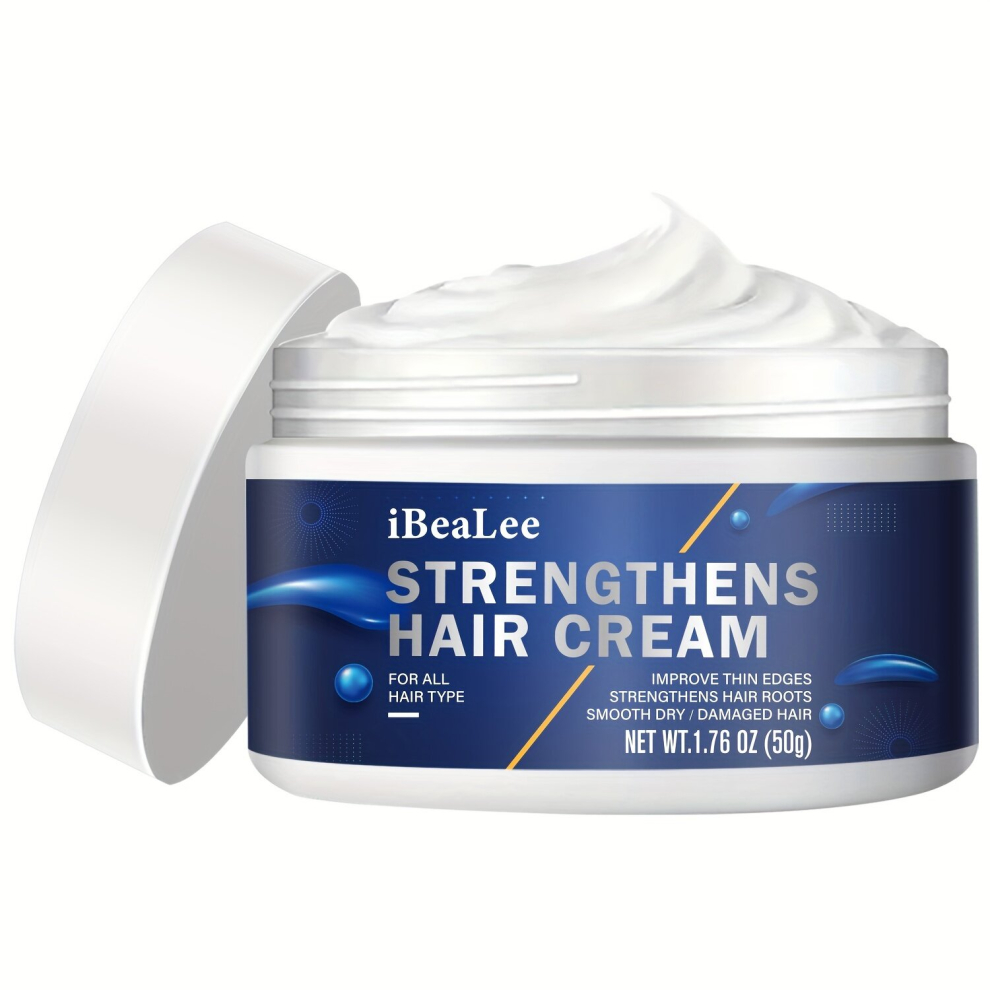 Multicoloured 50G Strengthens Hair Cream Collagen Hydrating Hair Care Product For Dry & Damaged Hair Lock In Moisture & Shine And Control Frizz Repairs Softens And