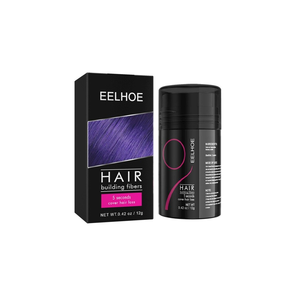 Multicoloured Secret Hair Fiber Powder Plant Fiber Powder For Dense And Voluminous Hair 5 Seconds Cover Up Long Lasting With Natural Look