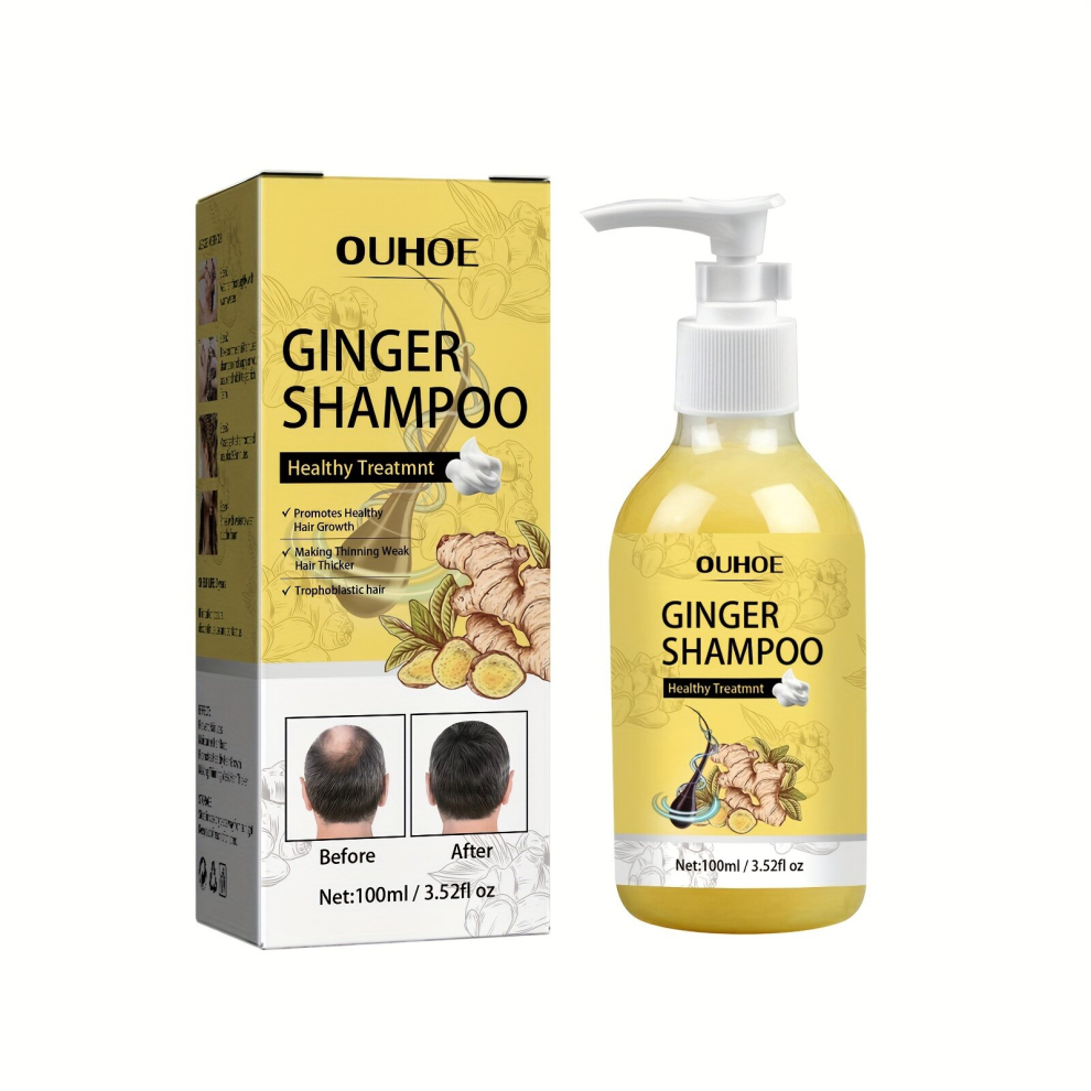 Ginger Hair Shampoo Natural Hair Care Conditioner Hair Fluffy Hair Shampoo Suitable For All Hair Types