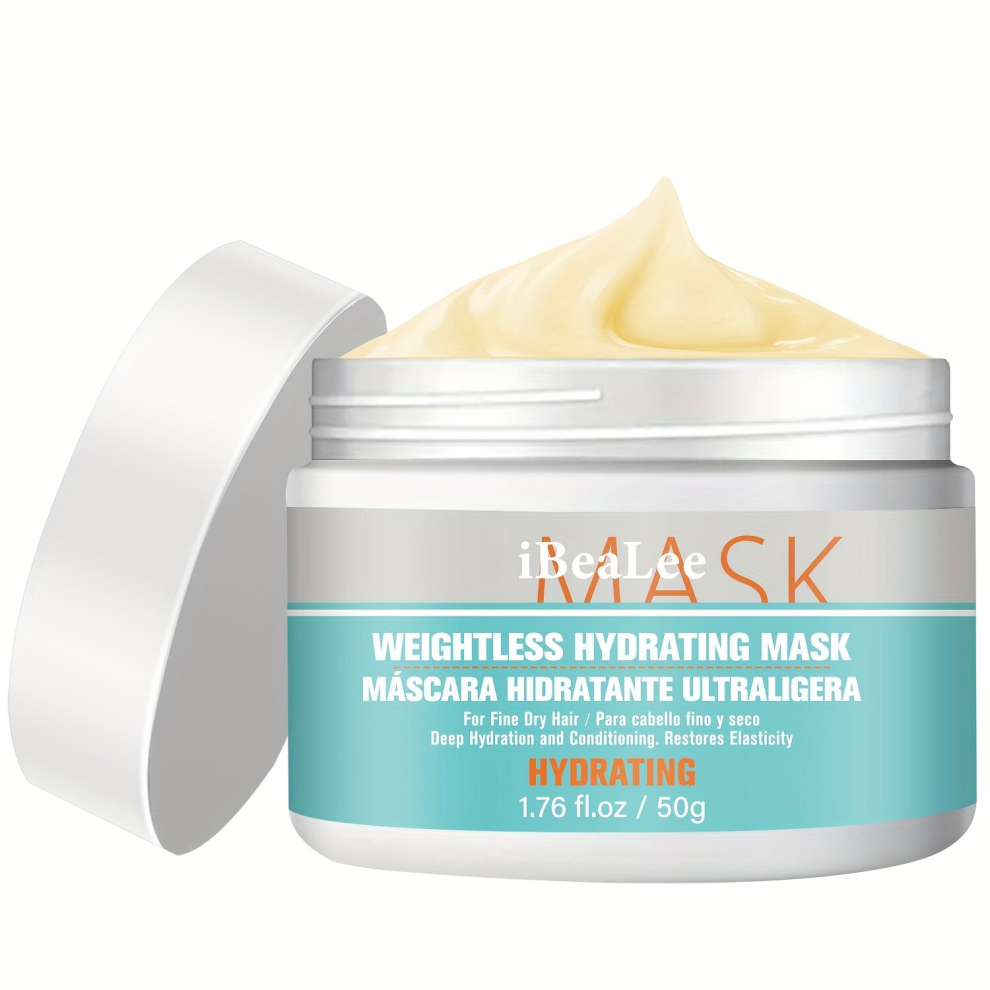 Multicoloured 50G Weightless Hydrating Mask Deep Conditioner Moisturizer For Dry Damaged Hair With Hydrating Protein For Advanced Repair