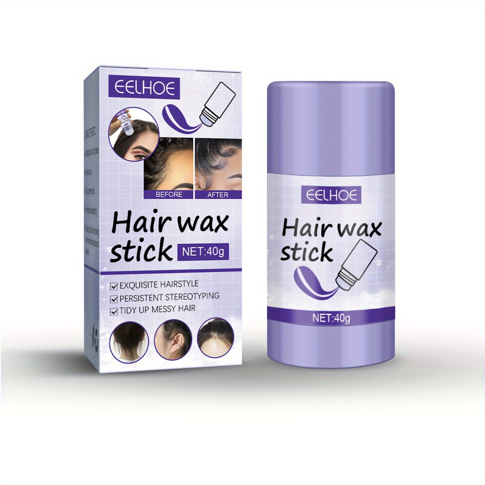 Multicoloured 67G Hair Wax Stick Non Greasy Hair Styling Wax For Fly Away And Edge Frizz Hair Strong Hold Hair Wax For All Hair Types