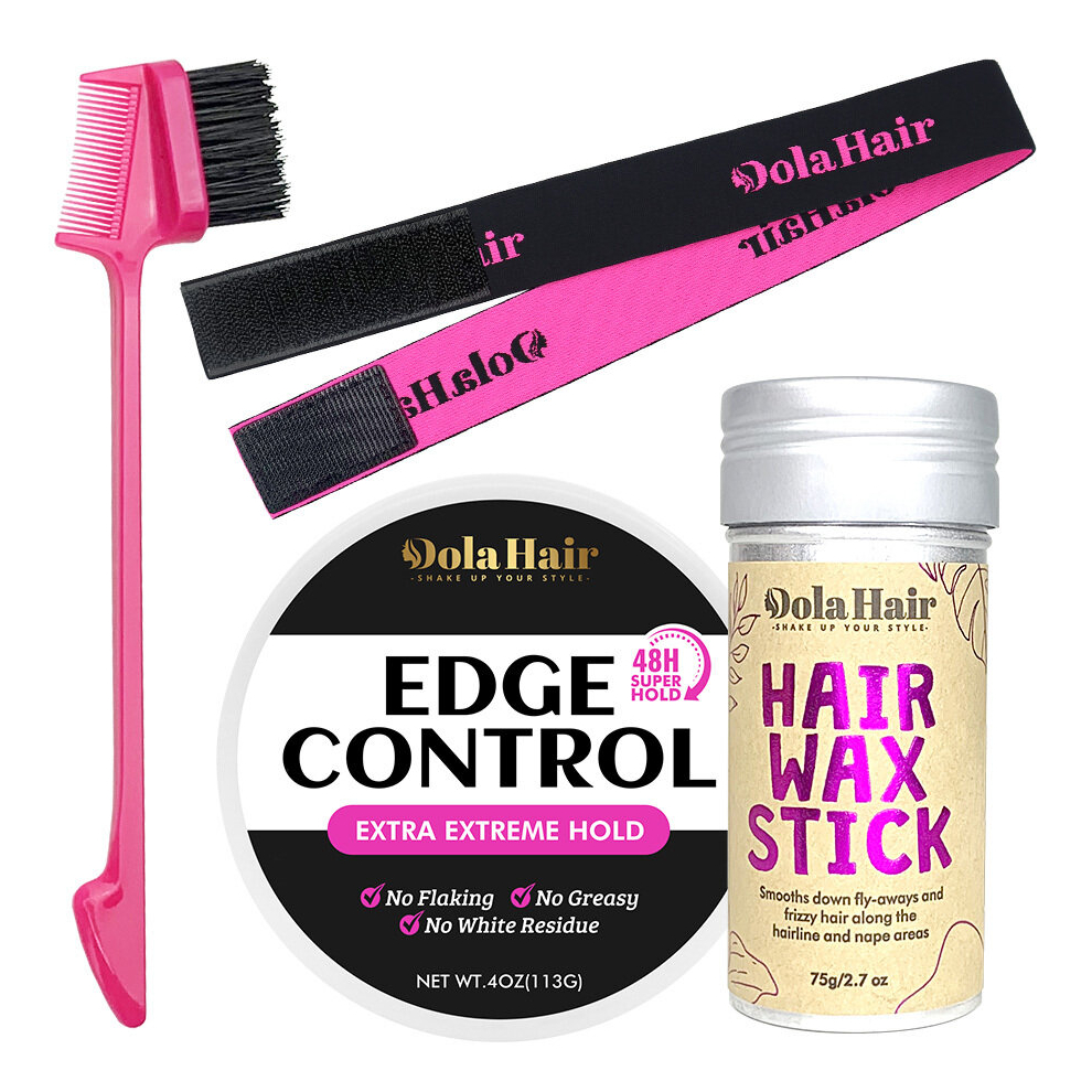 Multicoloured 4Pcs Set Edge Control Wax For Women Strong Hold Non Greasy Edge Control Wax Stick For Hair Hair Pomade Stick Long Lasting Styling Wax Stick Hair Wax S