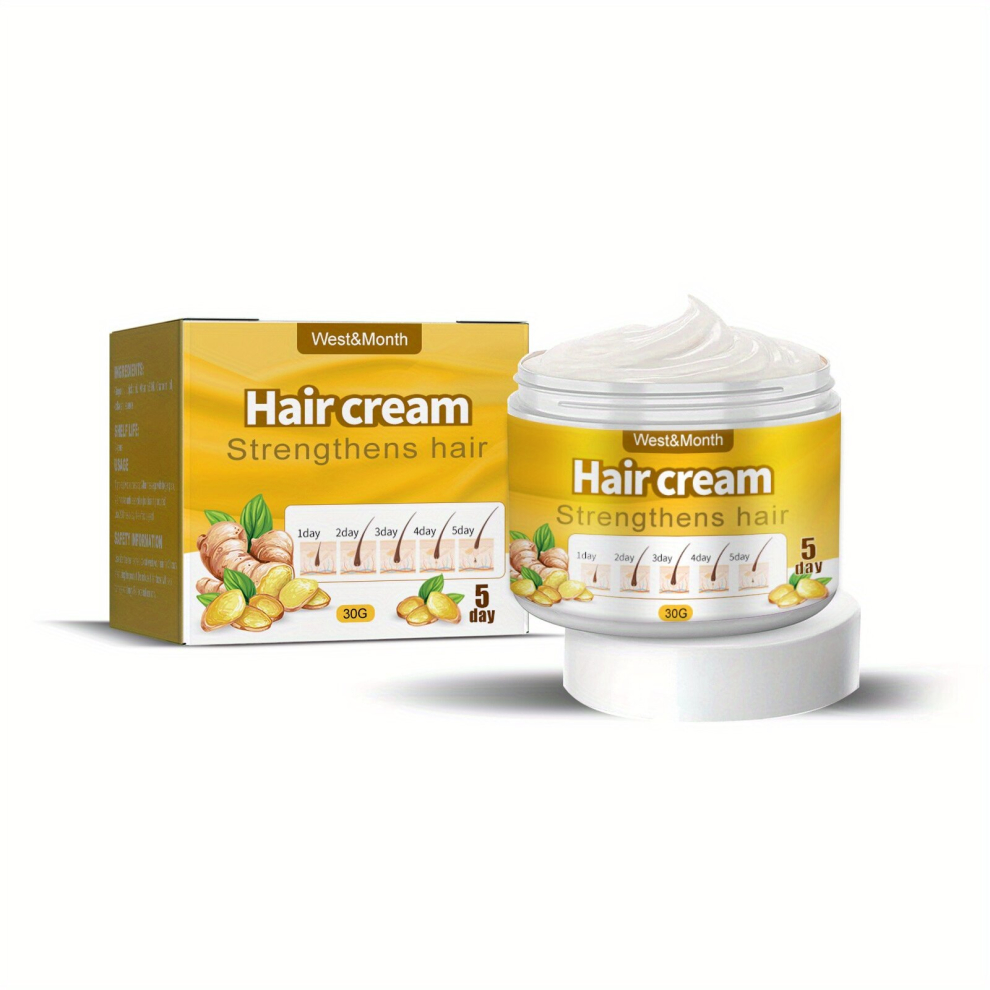 1pcs 2pcs 3pcs Ginger Hair Care Cream Moisturizing Scalp Massage Cream Strengthens Hair Healthy Hair Penetrates Root To Tip