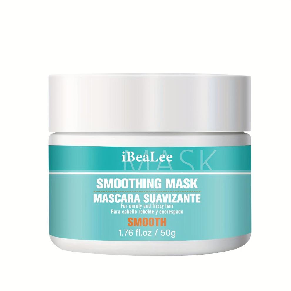 Multicoloured 50G Smoothing Mask Natural Formula Keratin Hair Mask Hair Smoothing Mask Deep Conditioning Cream For Frizzy Hair And Dry Damaged Hair