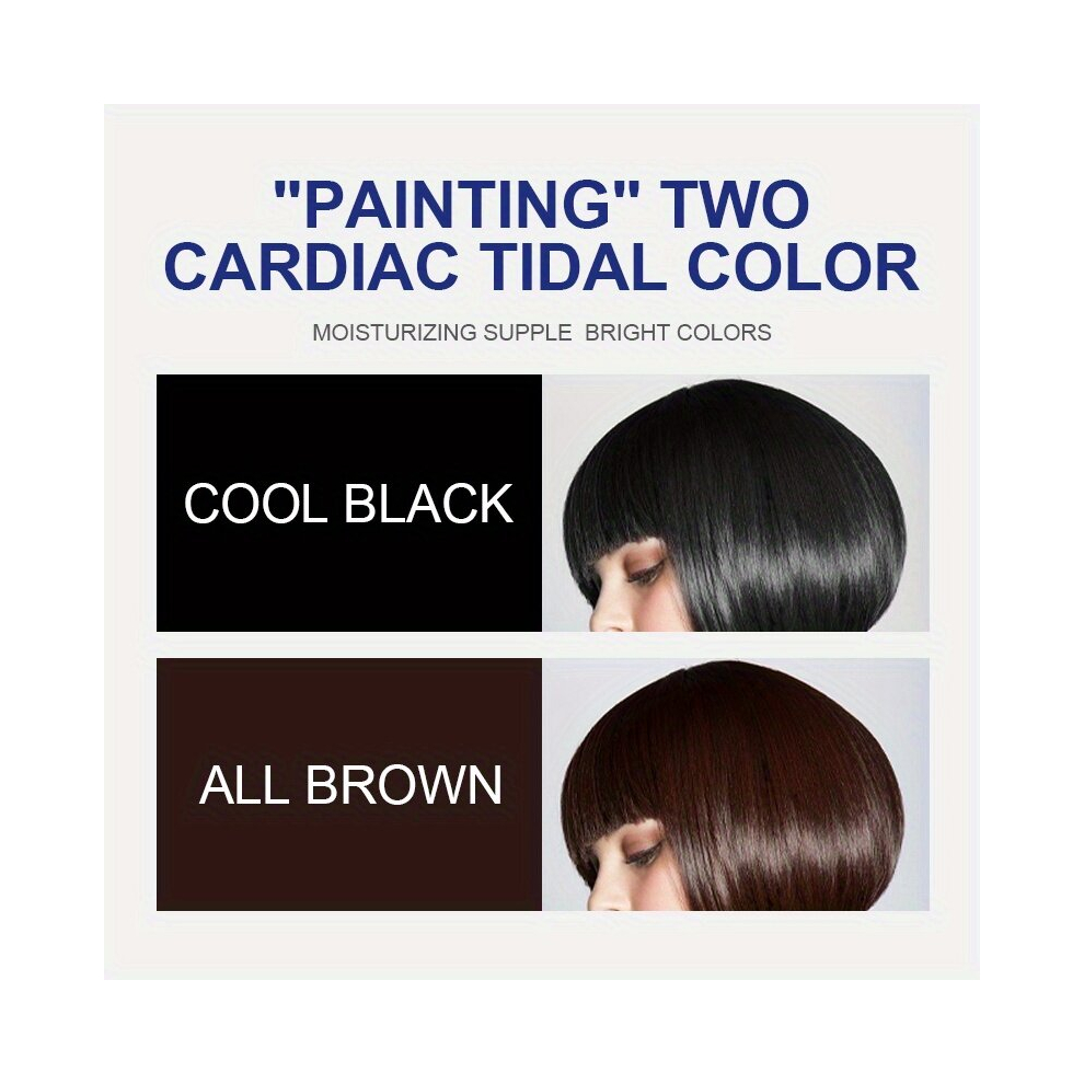 Brown Hair Dye Chalk Stick Pure Plant Hair Pen Temporary Disposable Hair Dye Stick Instant Hair Dye Cover Hair