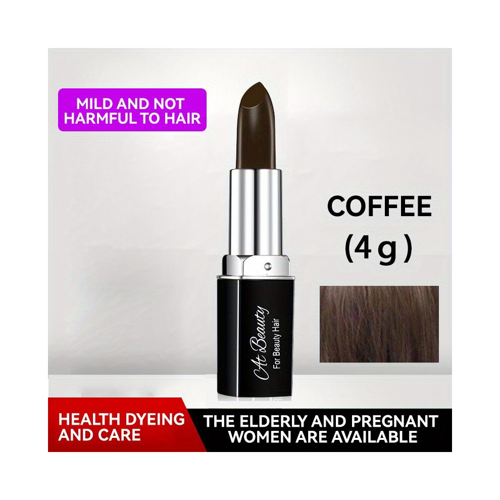 Unisex Cream,Multicoloured Hair Pen Hair Dye Stick Hair Dyeing Pen Temporary Hair Dye To Cover Quick Cover Up Hair Instant Gray Root Coverage Hair Cream Stick
