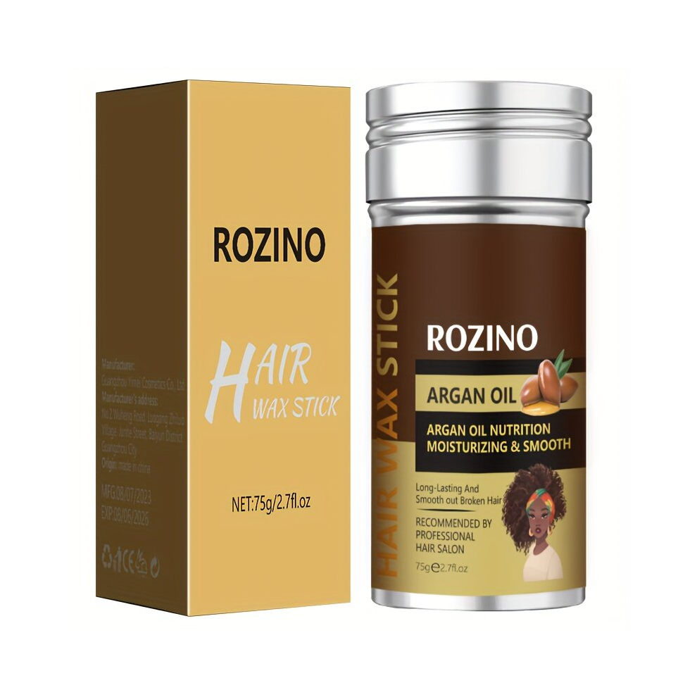 Multicoloured Argan Hair Wax Stick Smoothing Frizz Small Broken Hair Hair Styling Broken Hair Finishing Cream Moisturizing Long Lasting Hair Wax Stick