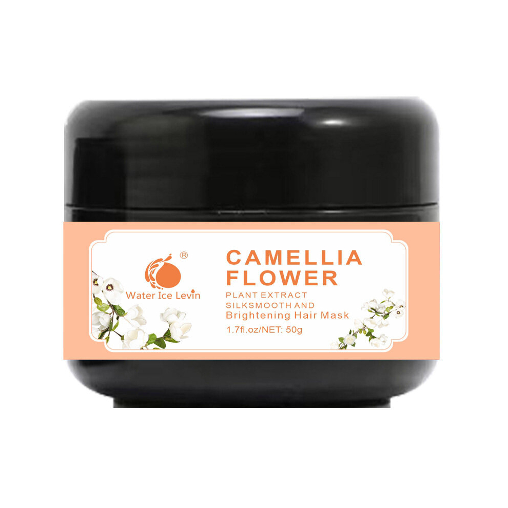 Multicoloured Camellia Flower Fragrant Hair Mask Hair Care Cream For Smoothens Moisturizes Repairs Damaged Hair After Perm Dyeing Hair