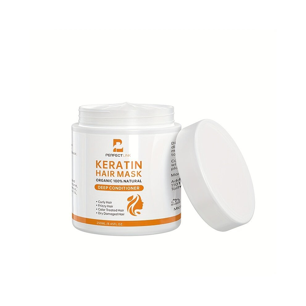 250ml Keratin Hair Mask Deep Conditioner Biotin Protein Hair Mask To Repair Dry Damaged And Dyed Hair Frizzy Or Fine Hair Conditioning Smoothing And M