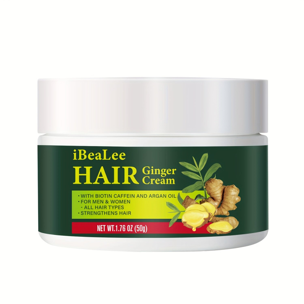 Ginger Hair Cream Natural Hair Care Product With Biotin Healthy Hair Penetrates Root To Tip