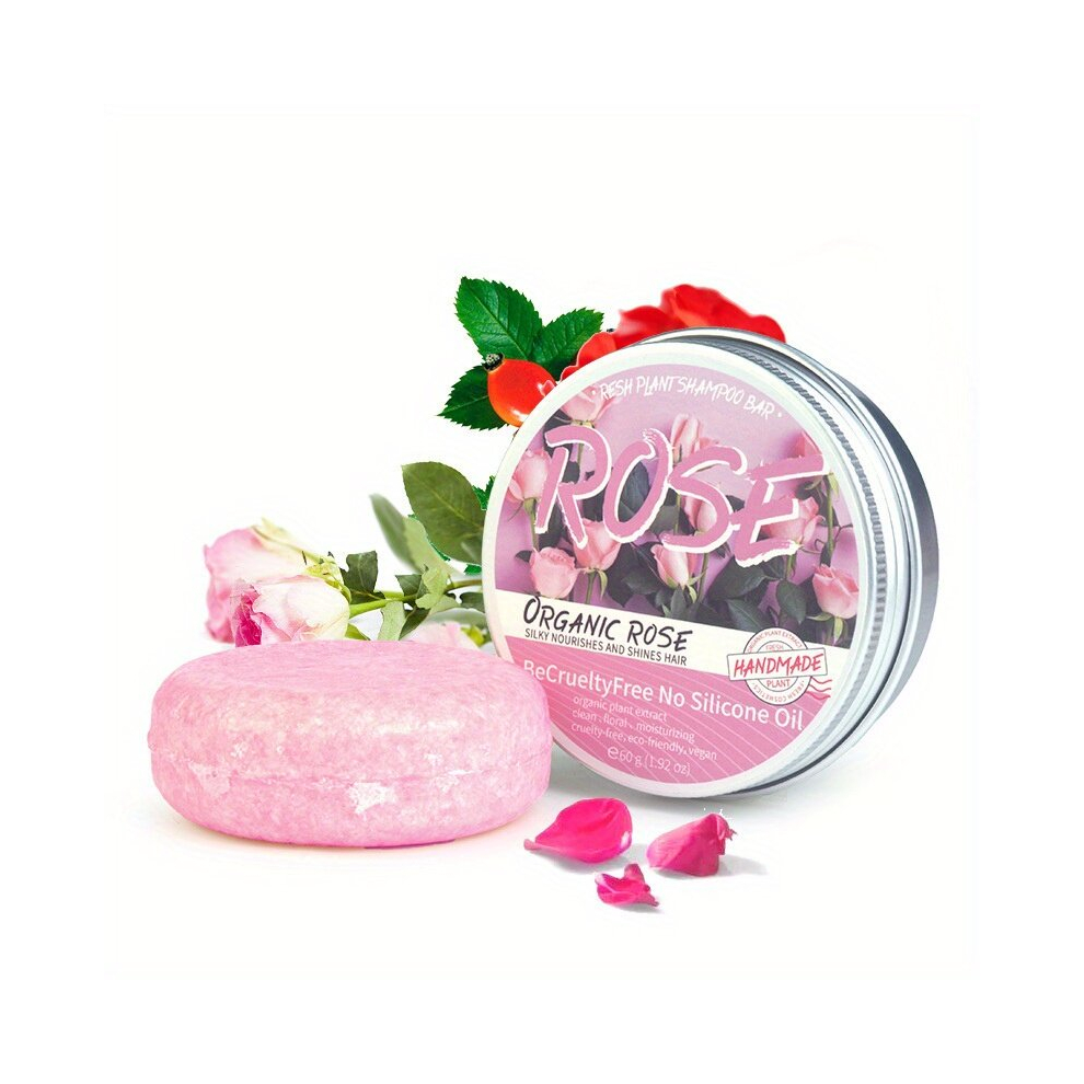 Multicoloured 60G Honey Calendula Rose Shampoo Bar Plant Essential Shampoo Soap Soften Hair Care Shampoo Bar
