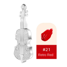 2 Violin Lip Glaze Soft Velvet Matte Airy Hydrating Lip Glaze Long Wear Waterproof Smudge Proof And Not Separated Liquid Lipstick