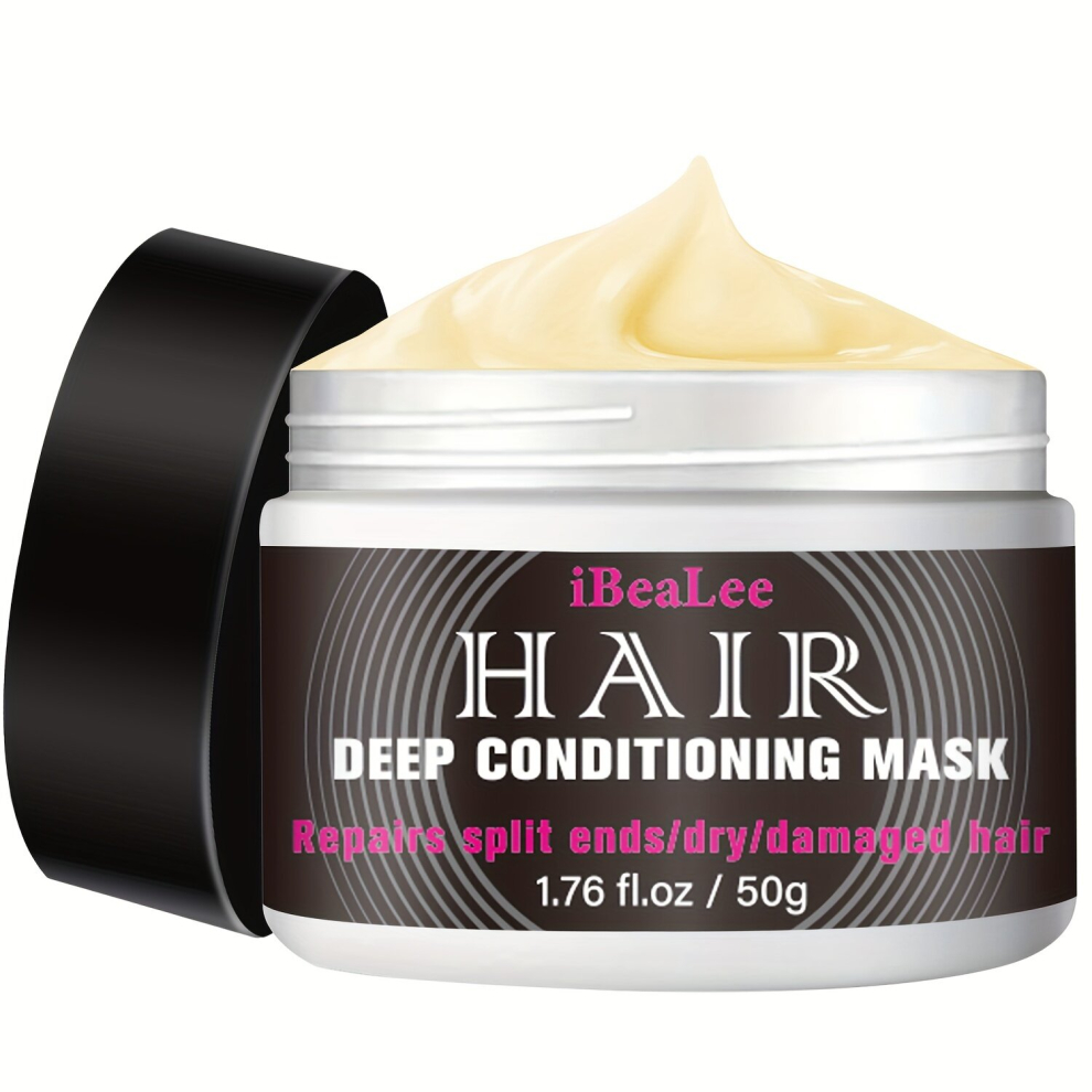 Multicoloured 50G Hair Mask For Dry Damaged Hair And Revitalization Keratin Natural Hair Care Product Anti Frizz Repair Complex With Keratin Protein Biotin Collagen