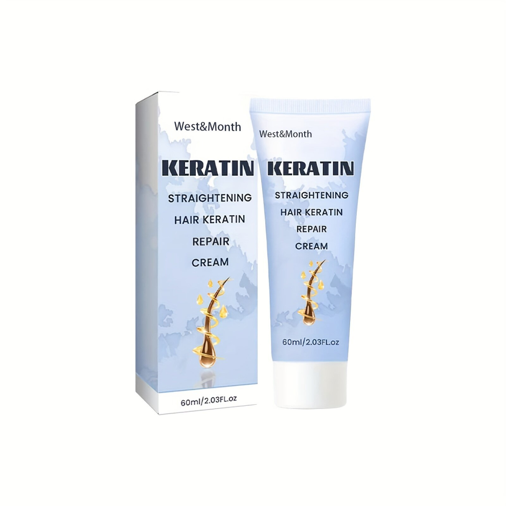 Multicoloured Keratin Smoothing Care Cream Hair Care Moisturizing Hydrating Hair Mask Care Cream