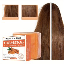 Turmeric Plant Essential Soap Natural Ginger Shampoo Soap Moisturizing Deep Cleaning Hair