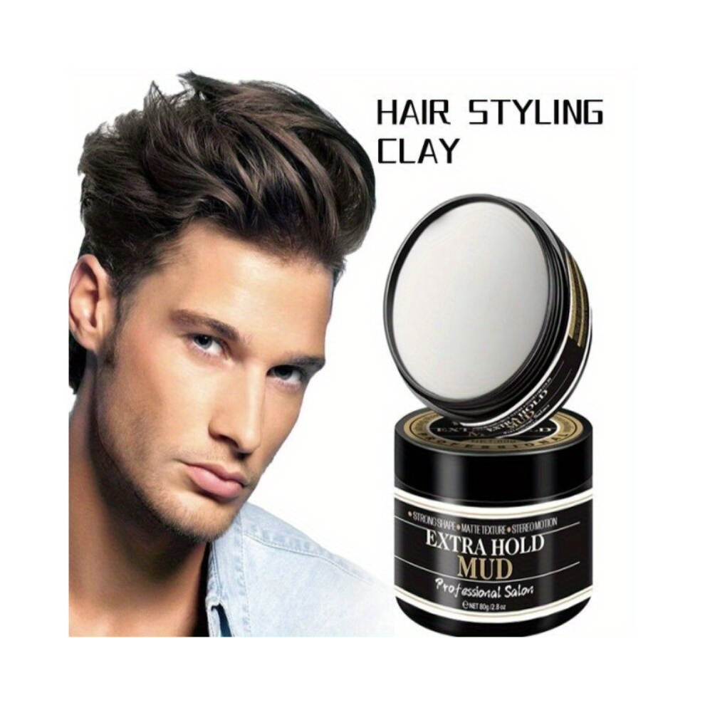 Multicoloured Hair Styling Mud Professional Salon Barber Household Hair Styling Clay Hair Wax For Hair Shaping Hair Styling