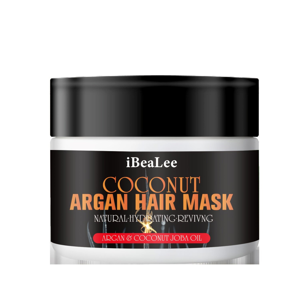 Multicoloured 50G Coconut Argan Hair Mask Hair Mask Conditioner With Argan Coconut Deep Moisturizing Hair Care Product For All Hair Types