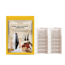 10pcs Box Herbal Hair Care Shapoo Bag Ginger Extract Natural Hair Cleansing Shampoo Bag For All Hair Types