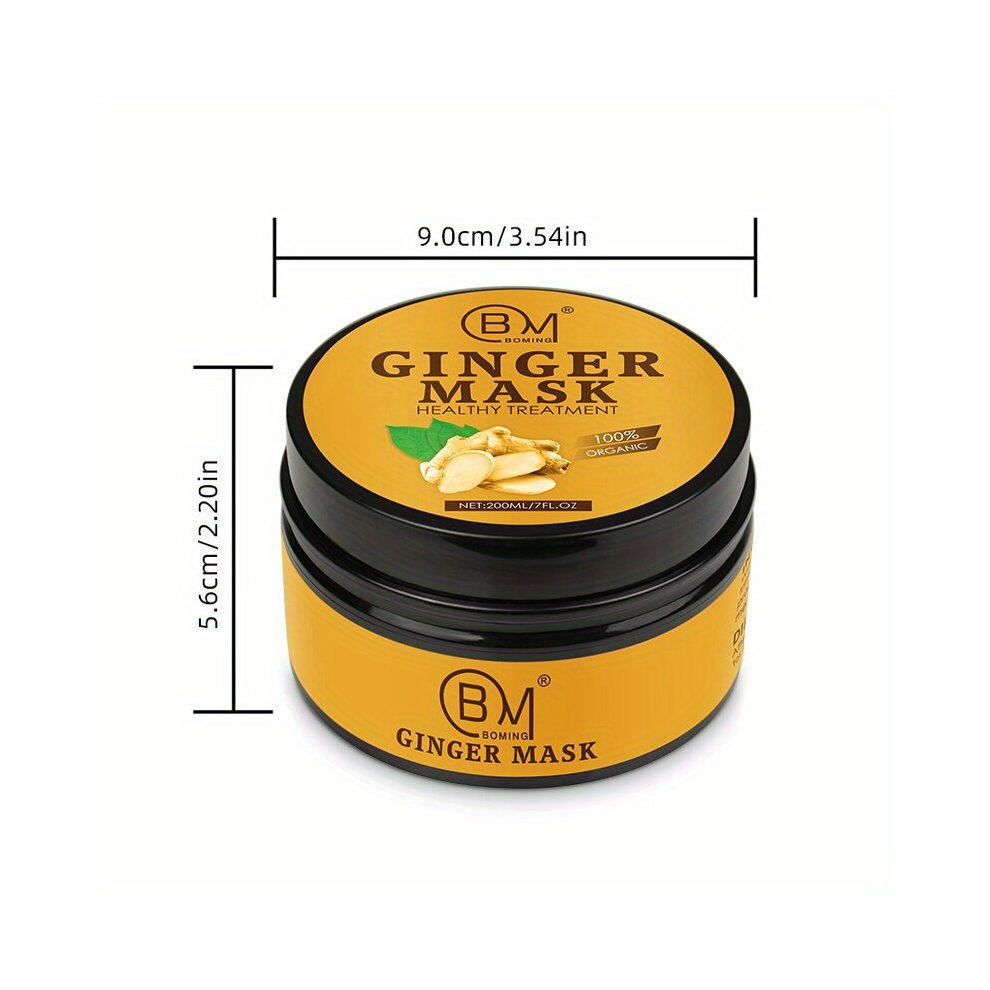 Multicoloured 200Ml Ginger Mask For Smoothing Hair Healthy Hair Penetrates Root To Tip Strengthens Hair