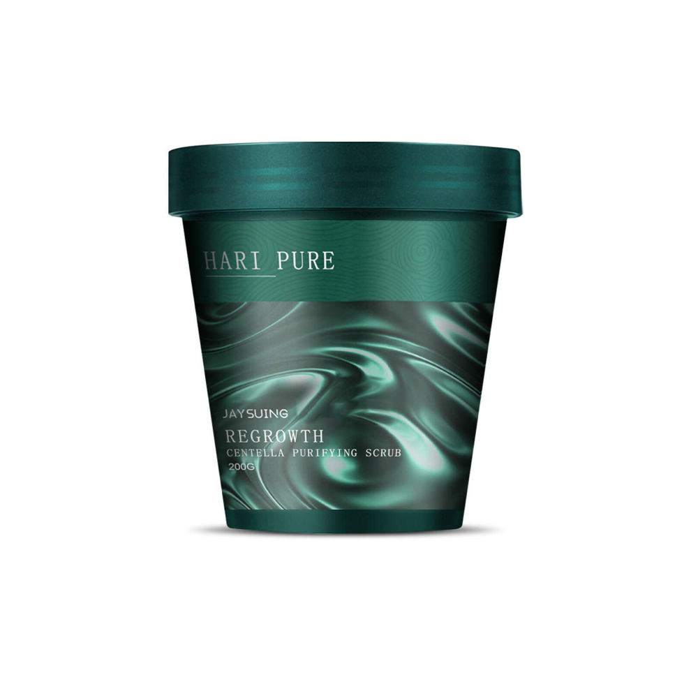 Multicoloured Centella Purifying Scrub Gently Exfoliating Scalp And Hair Cleansing Removes Loose Dandruff Flakes