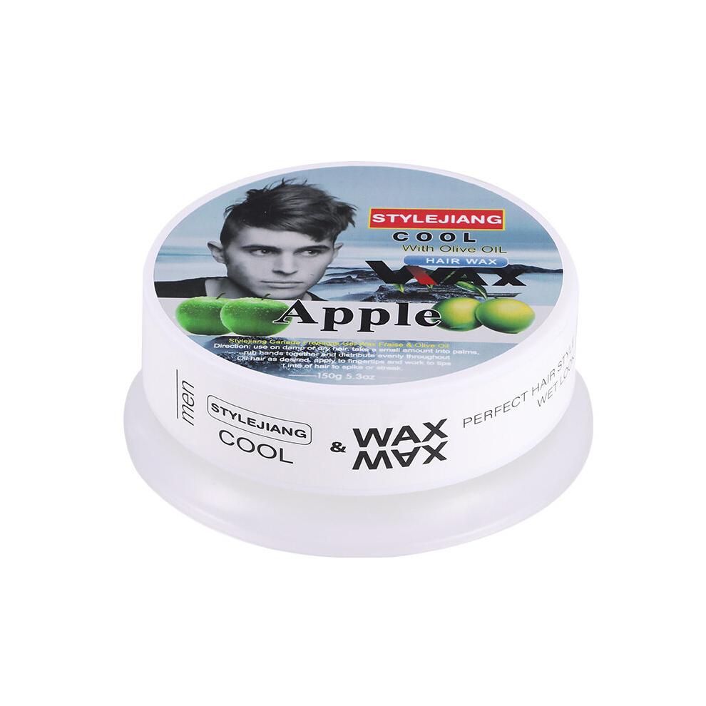 White Mens Hair Styling Wax Long Lasting Strong Hold Hair Mud Natural Looking Fluffy Hair Wax