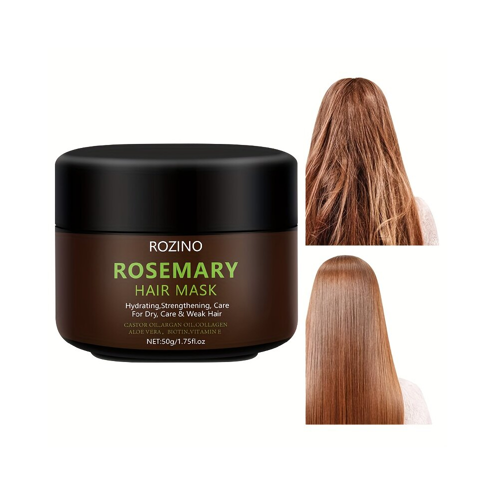 Multicoloured 50G Rosemary Leave In Hair Mask Smoothing Hair Moisturizing Hair Cares For Dry And Fragile Hair