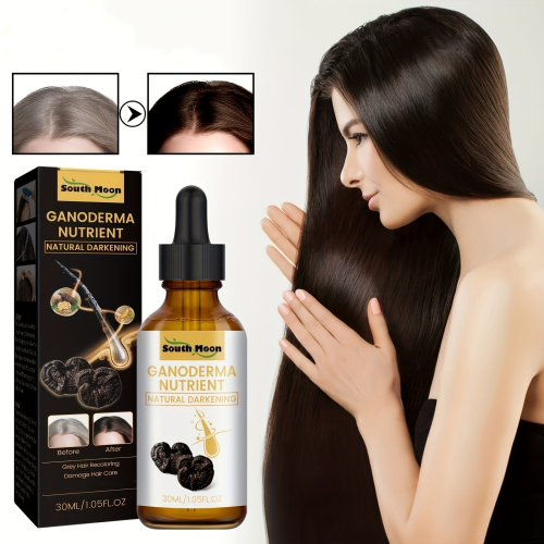 Natural Ganoderma Hair Darkening Serum Organic Ganoderma Nutrient Essence Hair Care Products 1