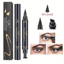 Waterproof and Smudge Proof Double Headed Seal Eyeliner Pen for Triangle Wing and Charming Tail Makes