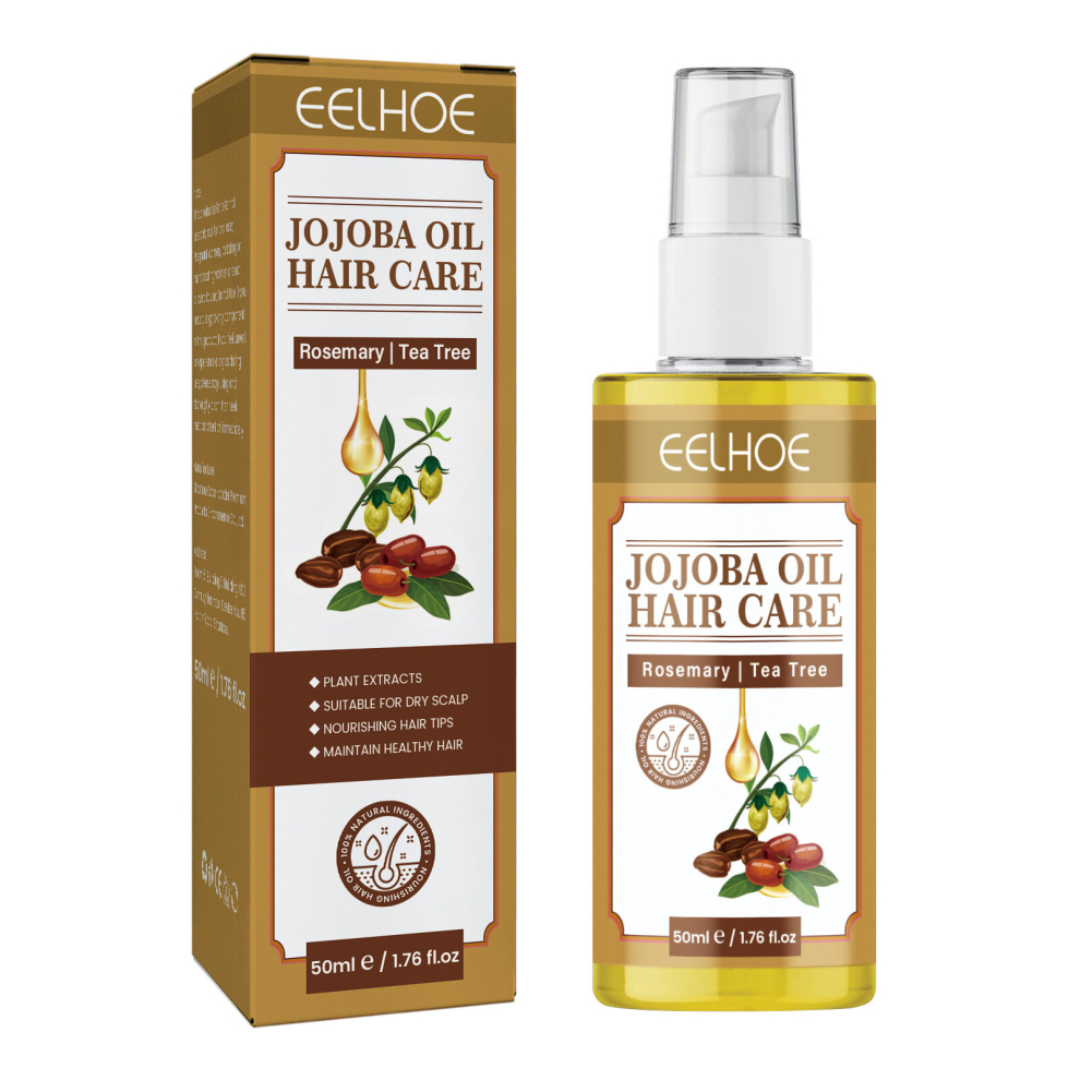 50ml Jojoba For Hair Care Hair Essential Serum To Repair Dry Damaged Hair Healthy Hair Penetrates Root To Tip