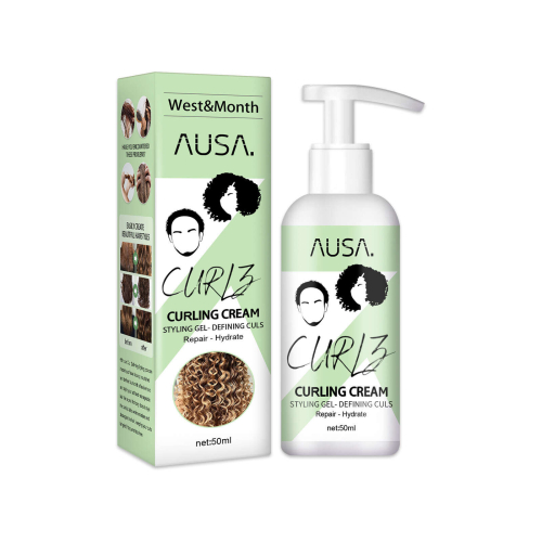 Moisturizing Curly Elastin Styling Cream for Fluffy Hair Care