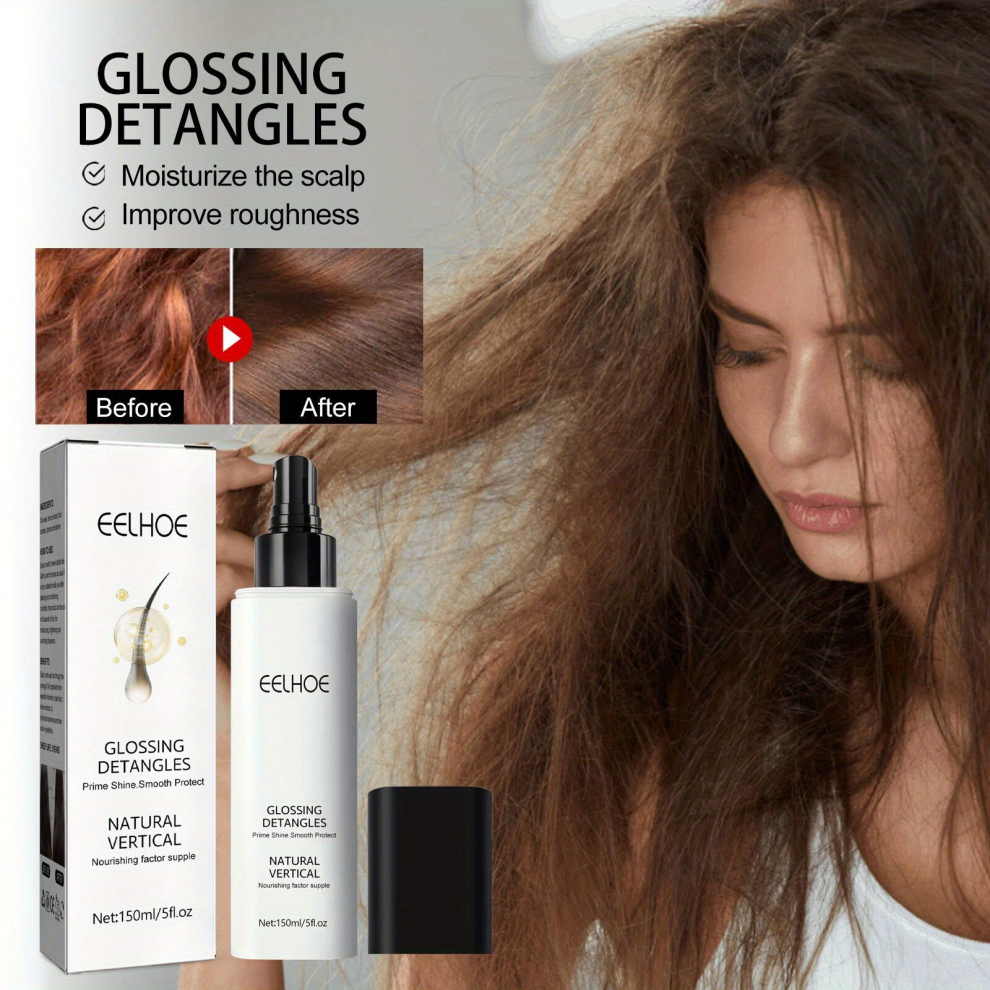 Leave in Hair Care Spray Leave in Moisturizing Care Nutritional Water Disposable Hair Care Glossing Detangler Spray