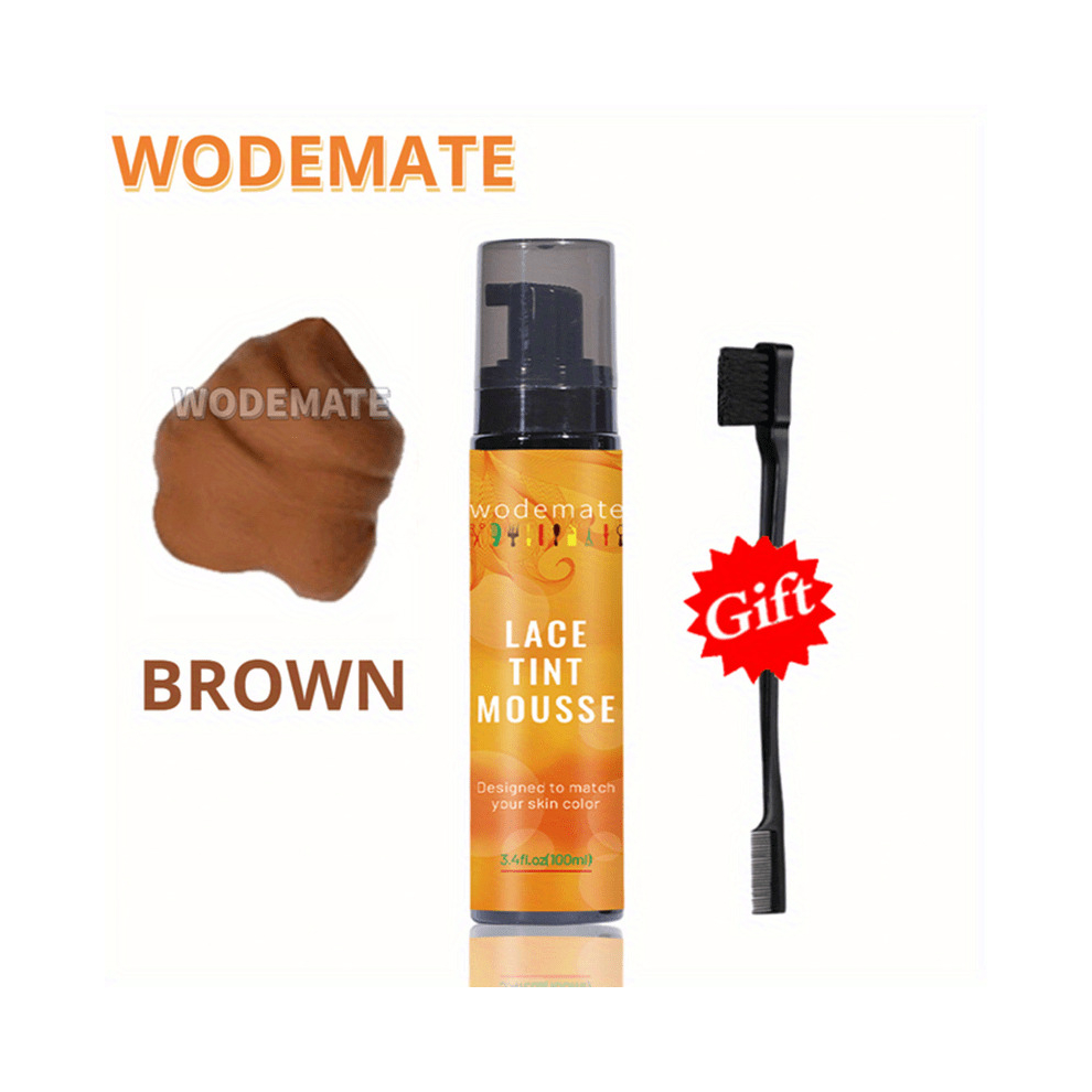 Multicoloured Lace Tint Mousse Waterproof Wig Tint Spray For Toupees Melting Hair Mousse Quick Dry Wig Grids Concealer No Residue